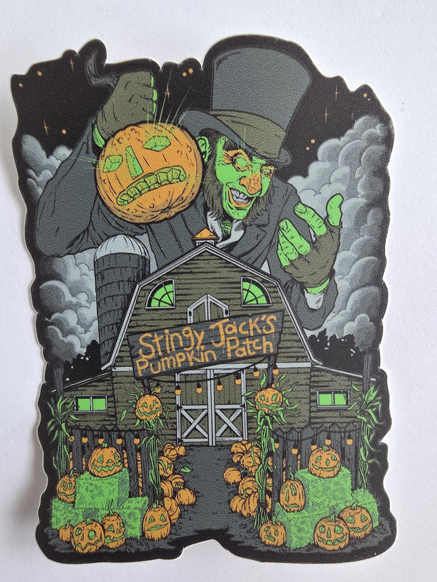 Stingy Jack's Pumpkin Patch Sticker
