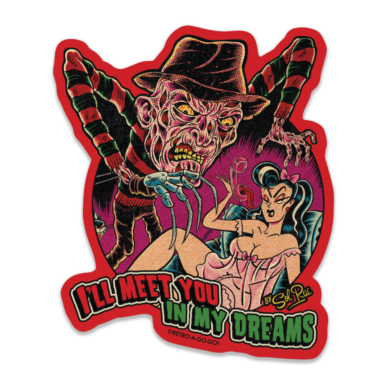 I'll Meet You In My Dreams Vinyl Sticker