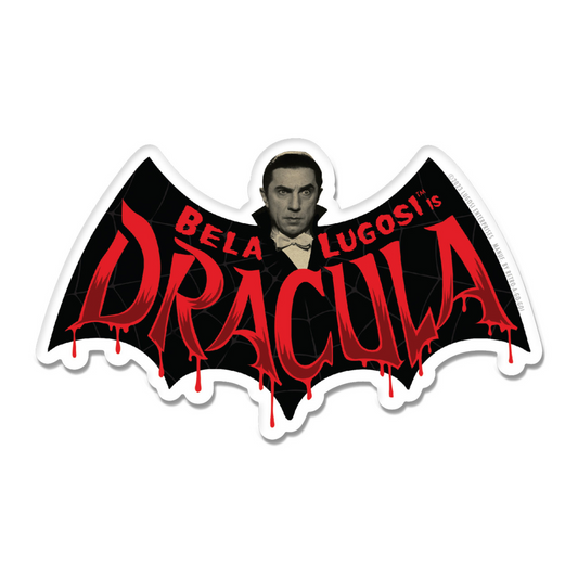 Bela Lugosi Is Dracula Bat Vinyl Sticker