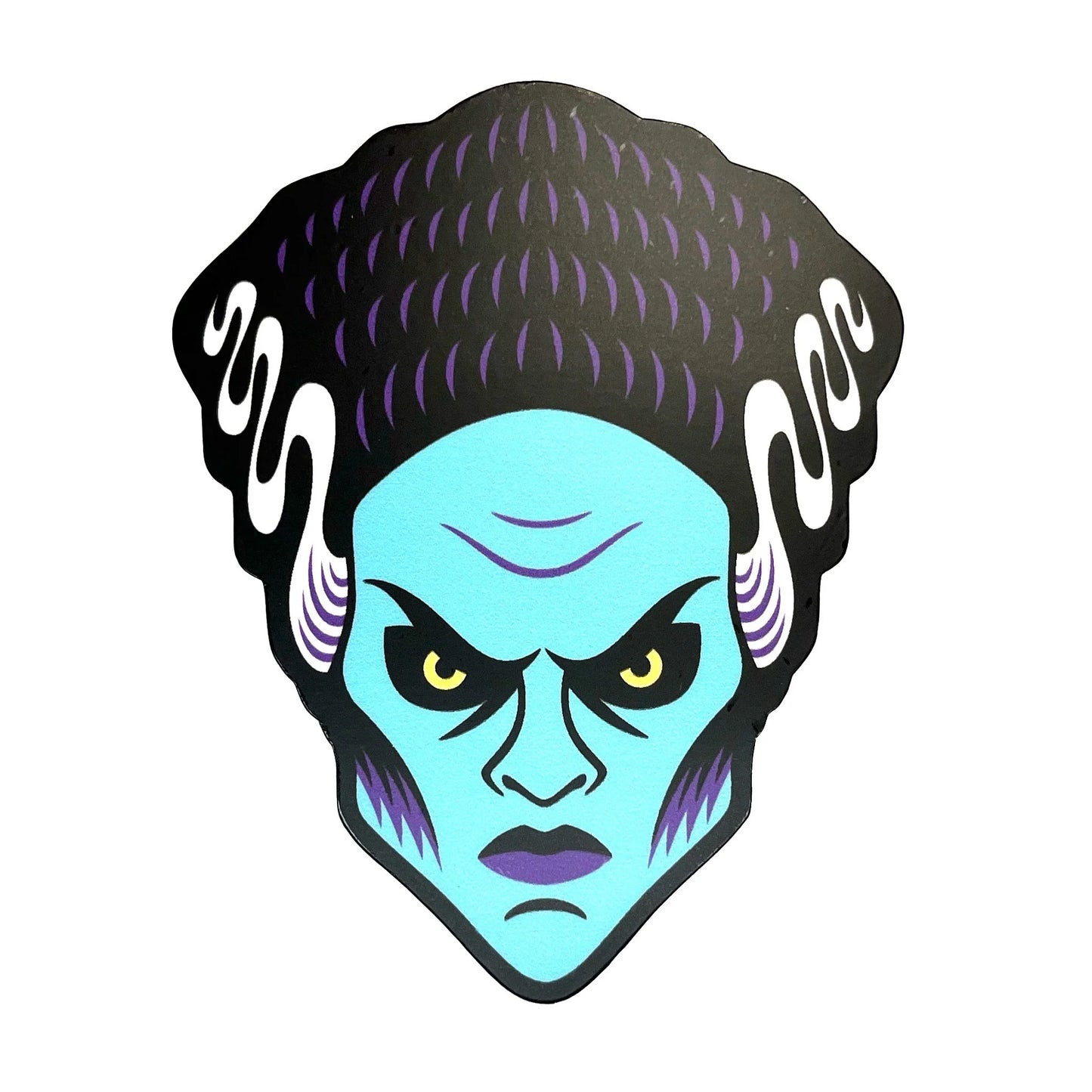 Bride Of Frankenstein Head Sticker