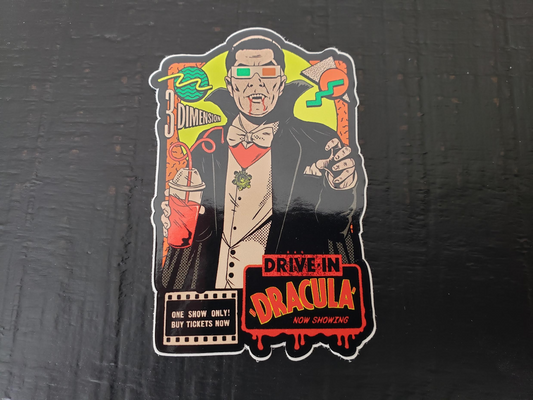 Dracula 3D Sticker