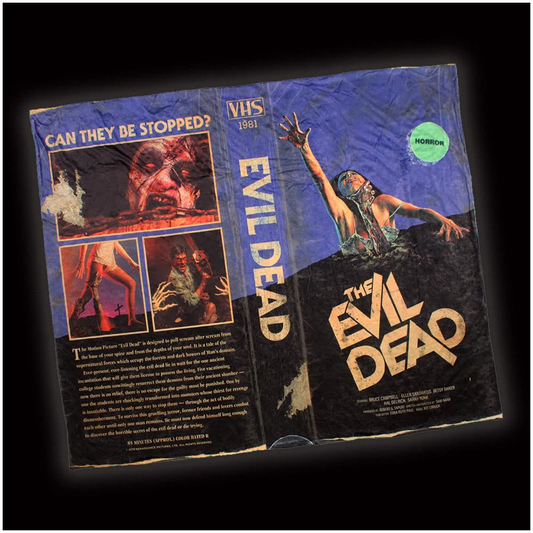 Evil Dead VHS Throw Blanket (Creepy Co.)