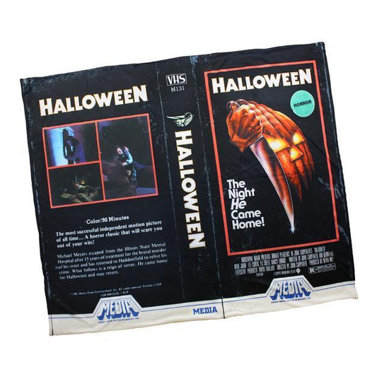 Halloween VHS Throw Blanket (Creepy Co.)