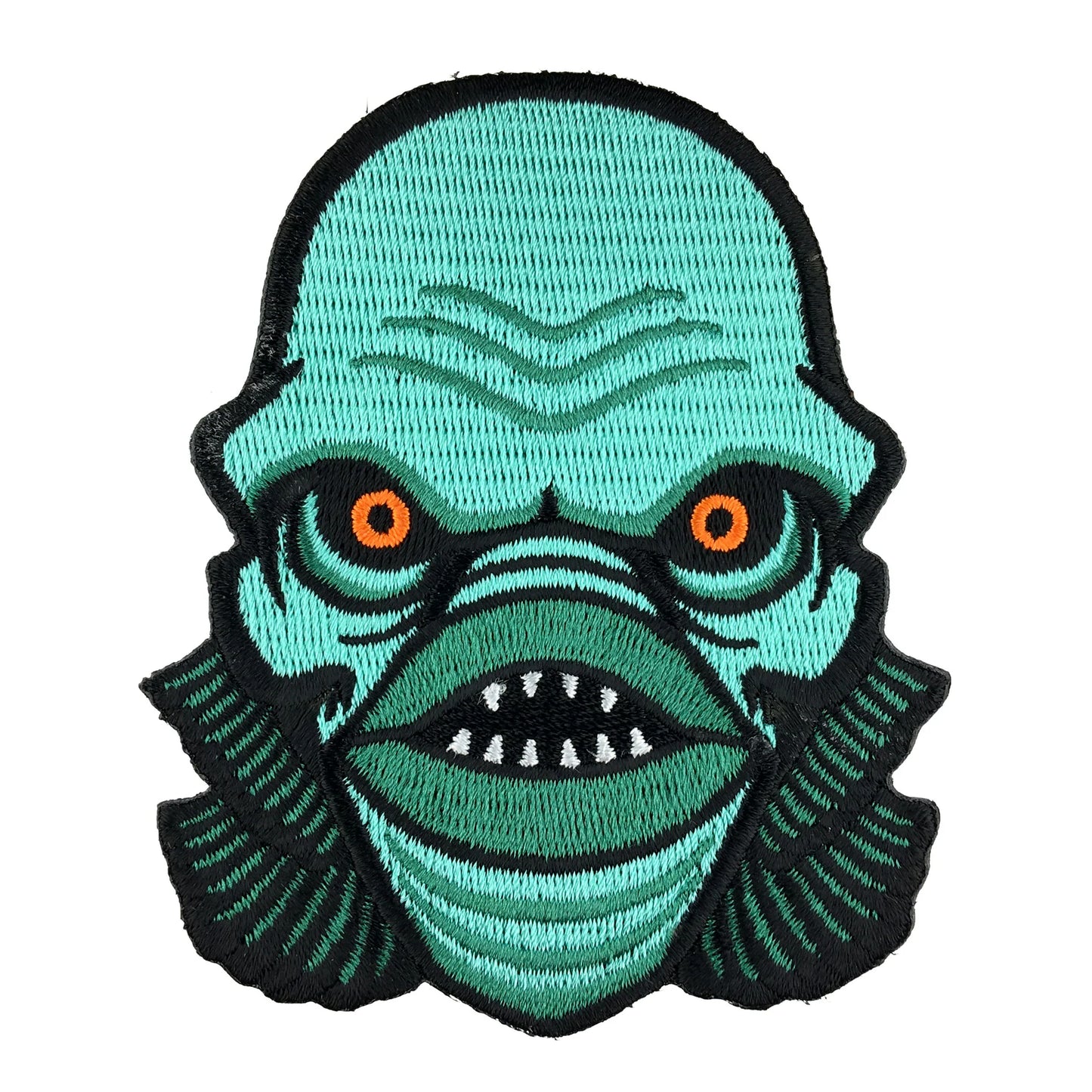Lagoon Creature Head Embroidered Patch