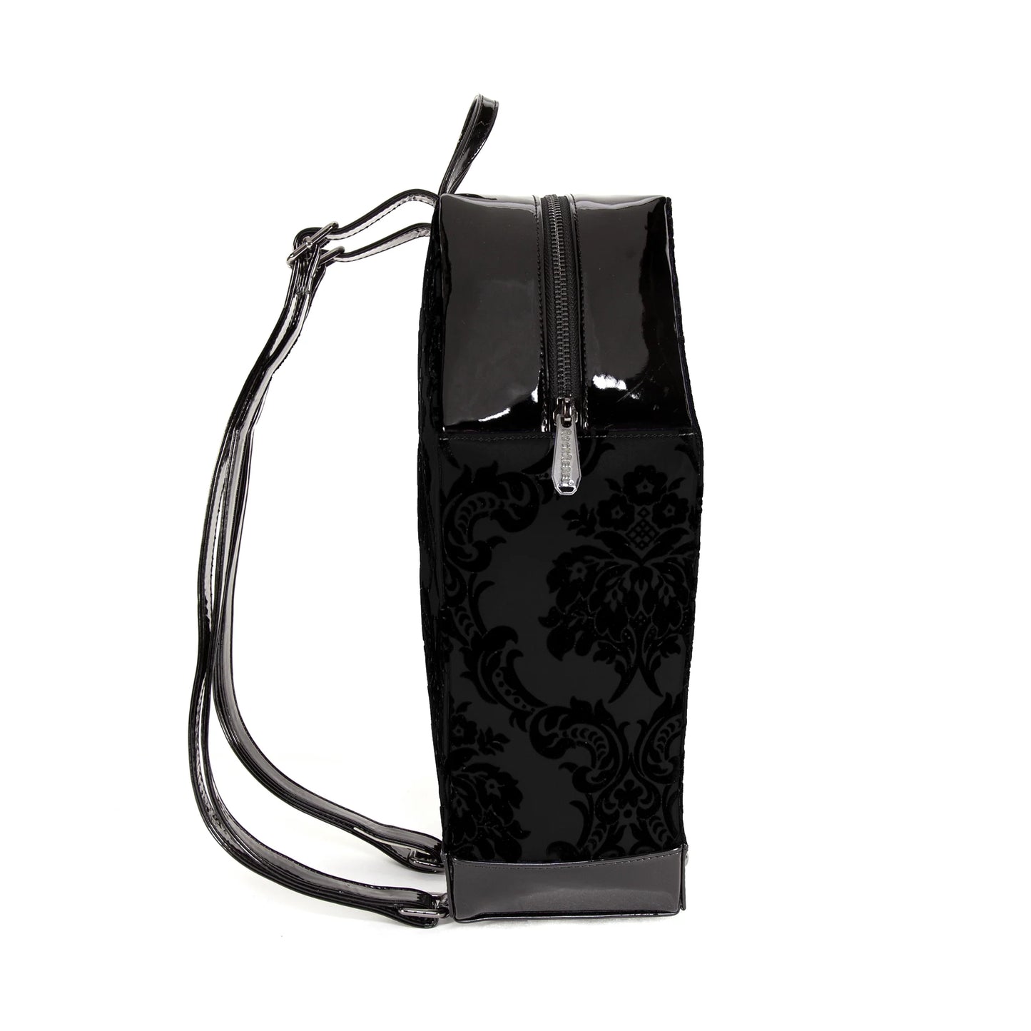 Damask Coffin Backpack In Black (Ships 4/4)
