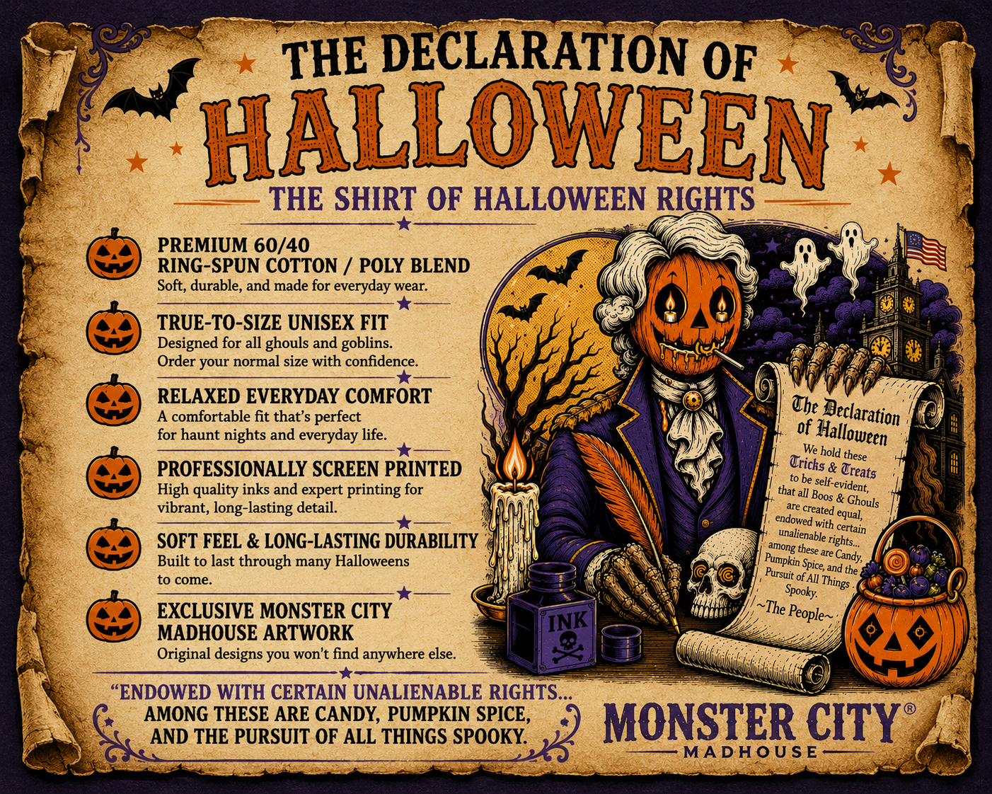 Declaration Of Halloween Shirt