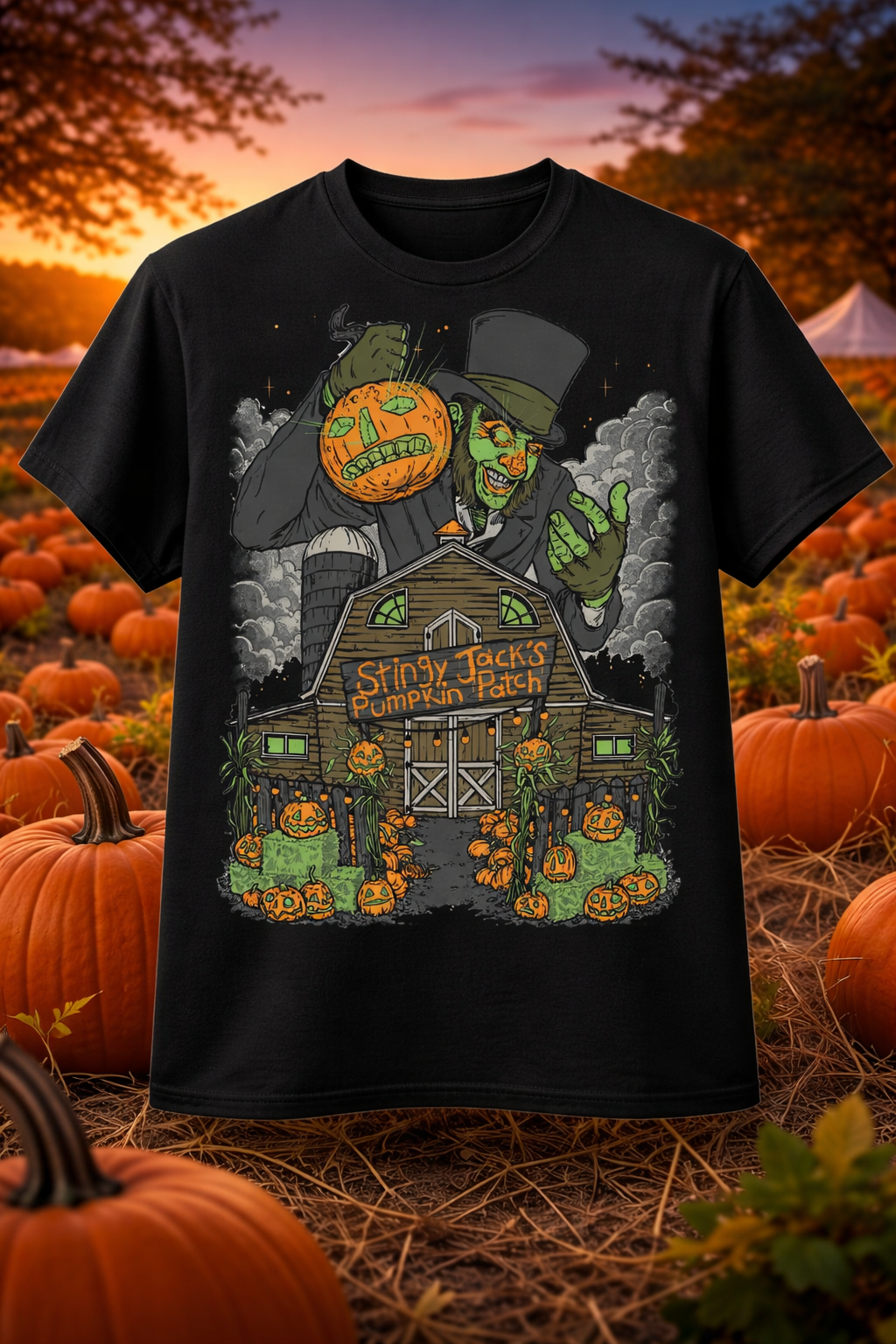 Stingy Jack's Pumpkin Patch Shirt