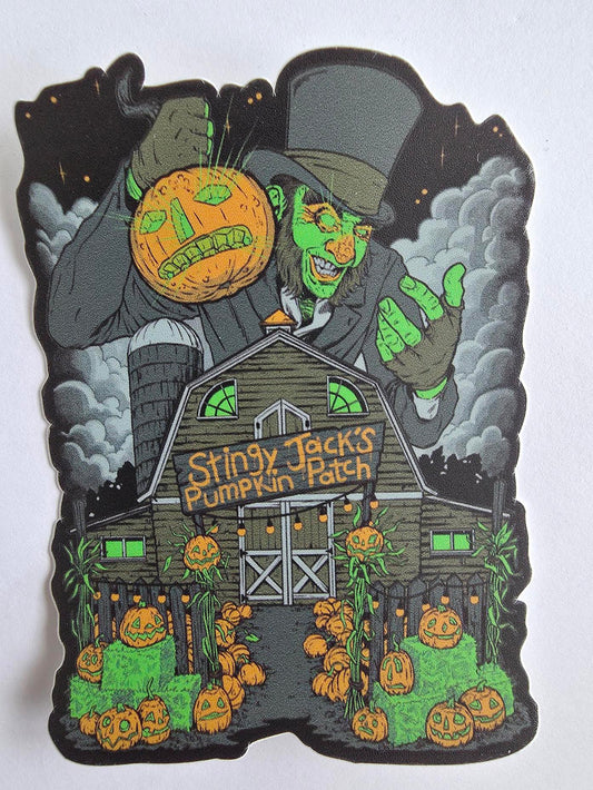 Stingy Jack's Pumpkin Patch Sticker