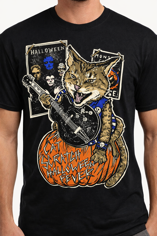 Cat Scratch Halloween Fever Shirt
