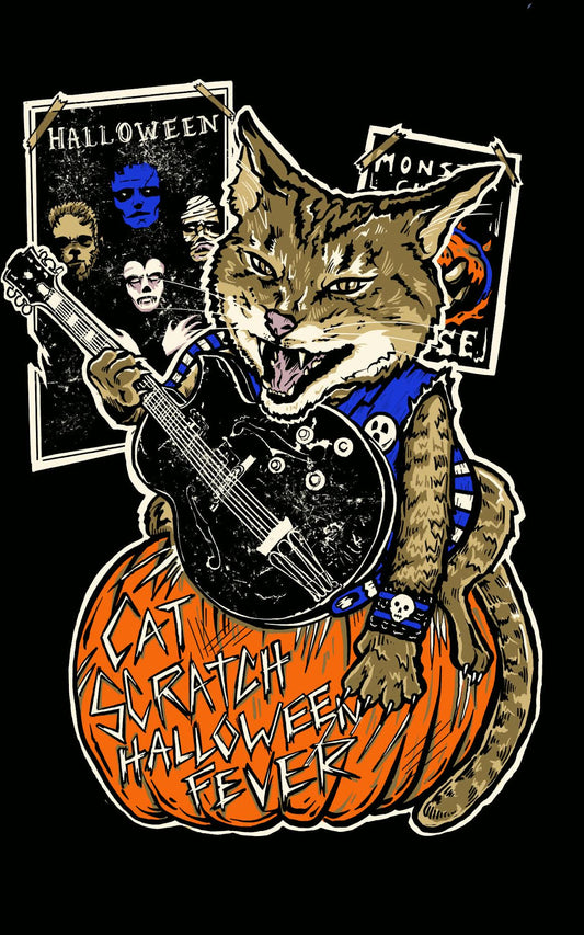 Cat Scratch Halloween Fever Shirt