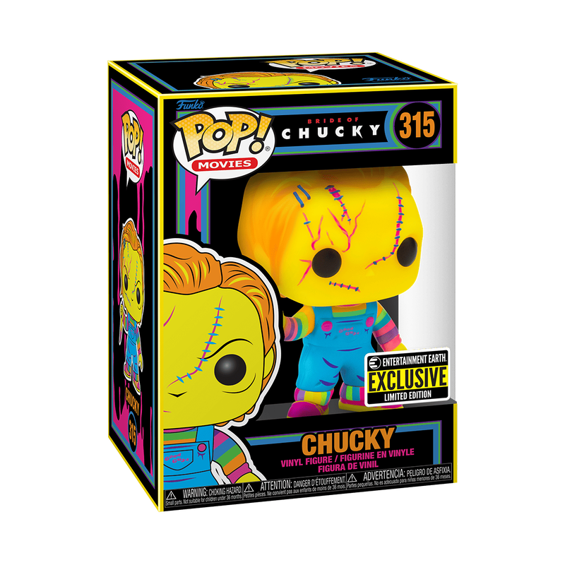 Child's Play Chucky Scarred Blacklight (Exclusive) Pop