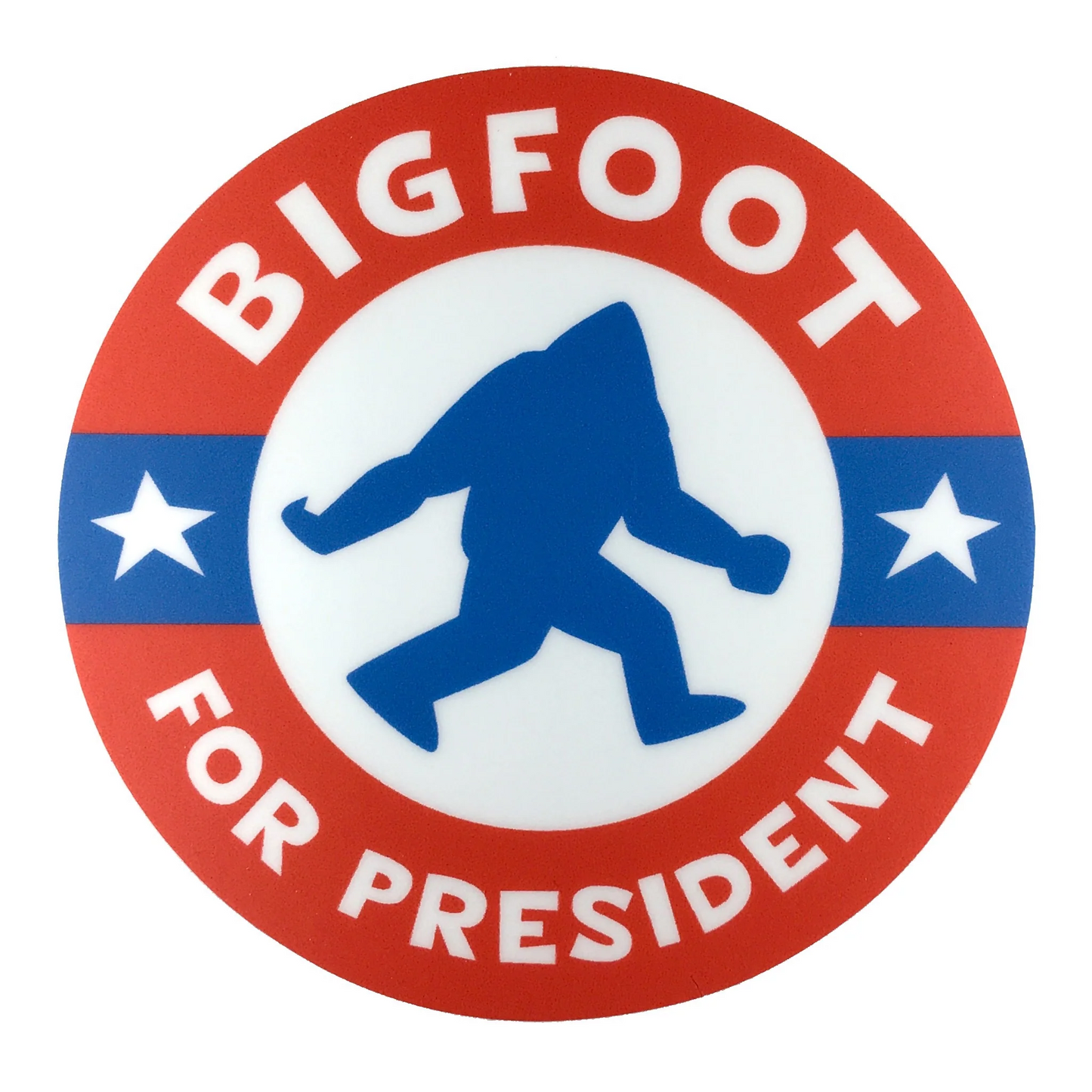 Bigfoot For President Campaign Sticker