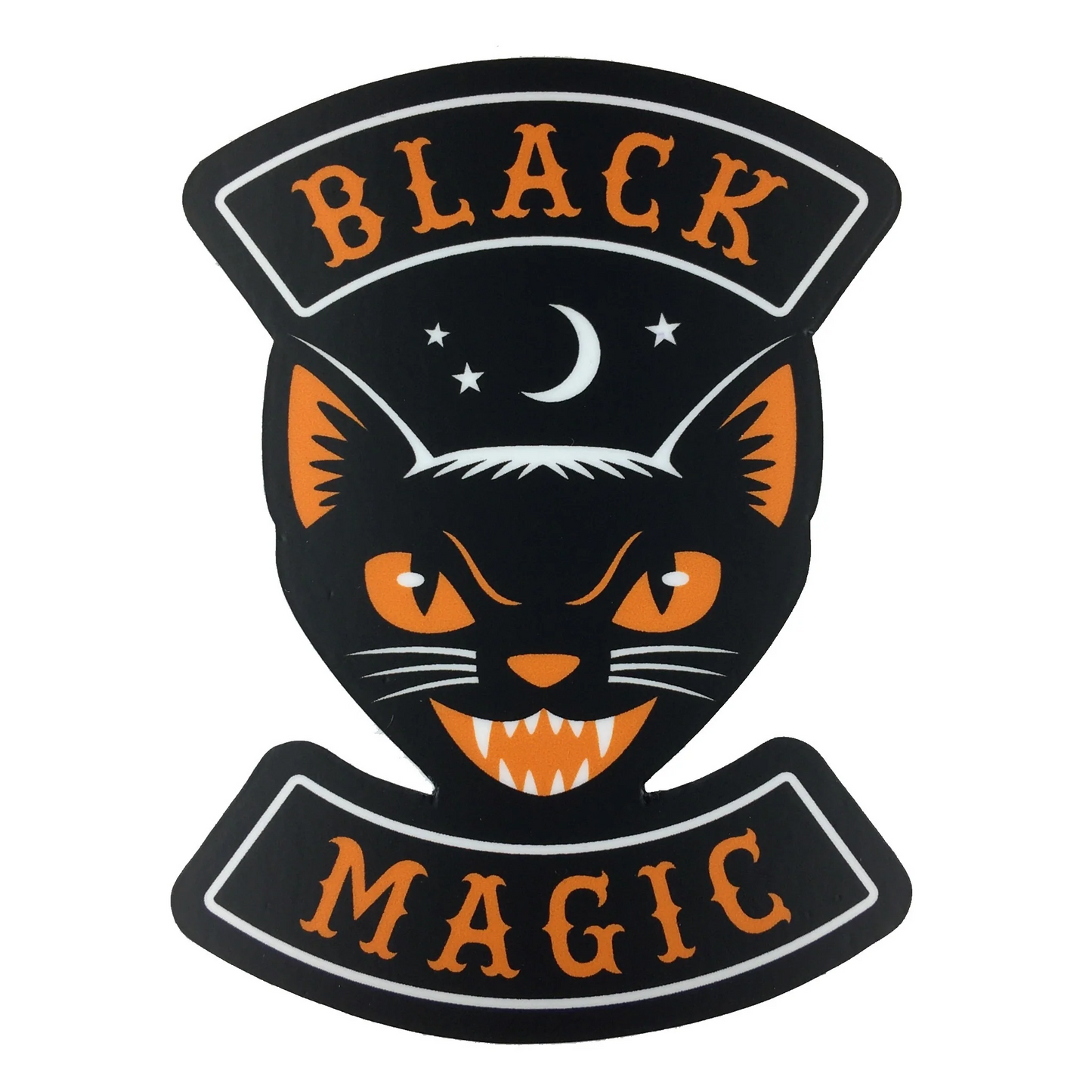 Black Magic Motorcycle Club Halloween Sticker