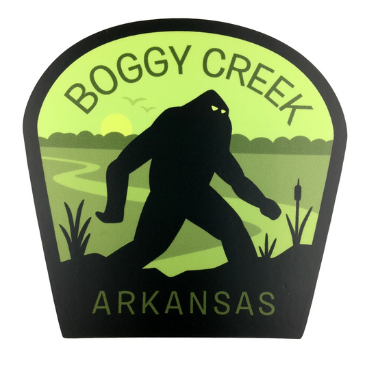 Boggy Creek, Arkansas Travel Sticker