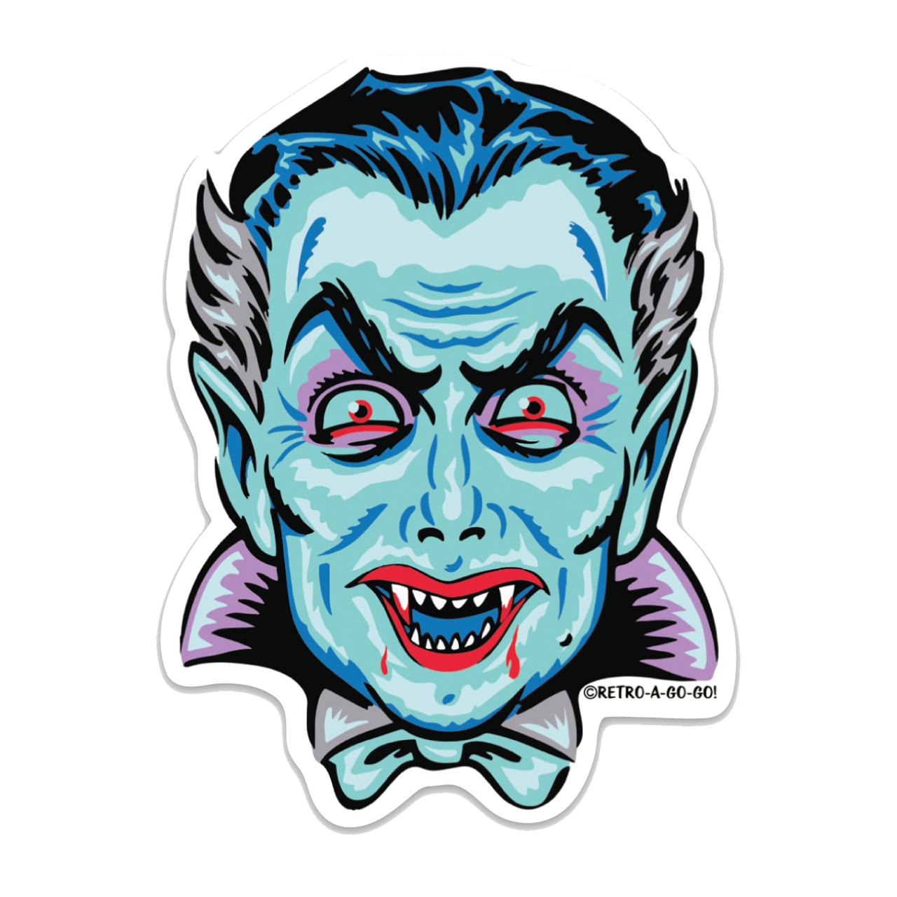 Crypt Vampire Vinyl Sticker