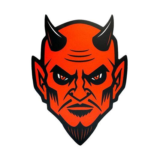 Devil Head Sticker