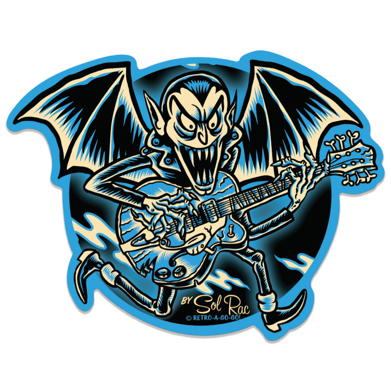 Drac Rocks Vinyl Sticker