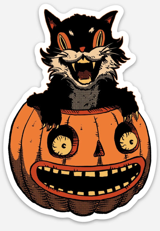Vampire Kitty Sticker