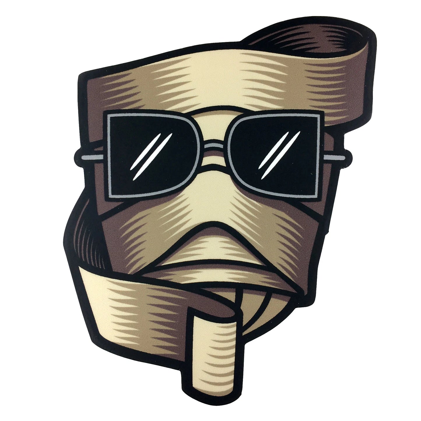 Invisible Man Head Sticker