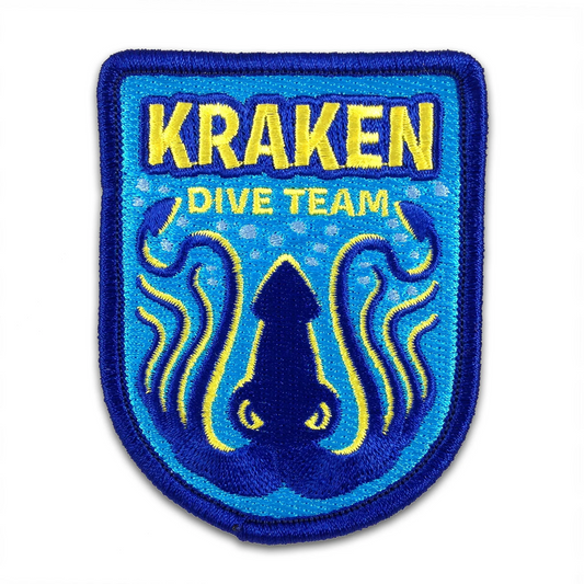 Kraken Dive Team Embroidered Patch