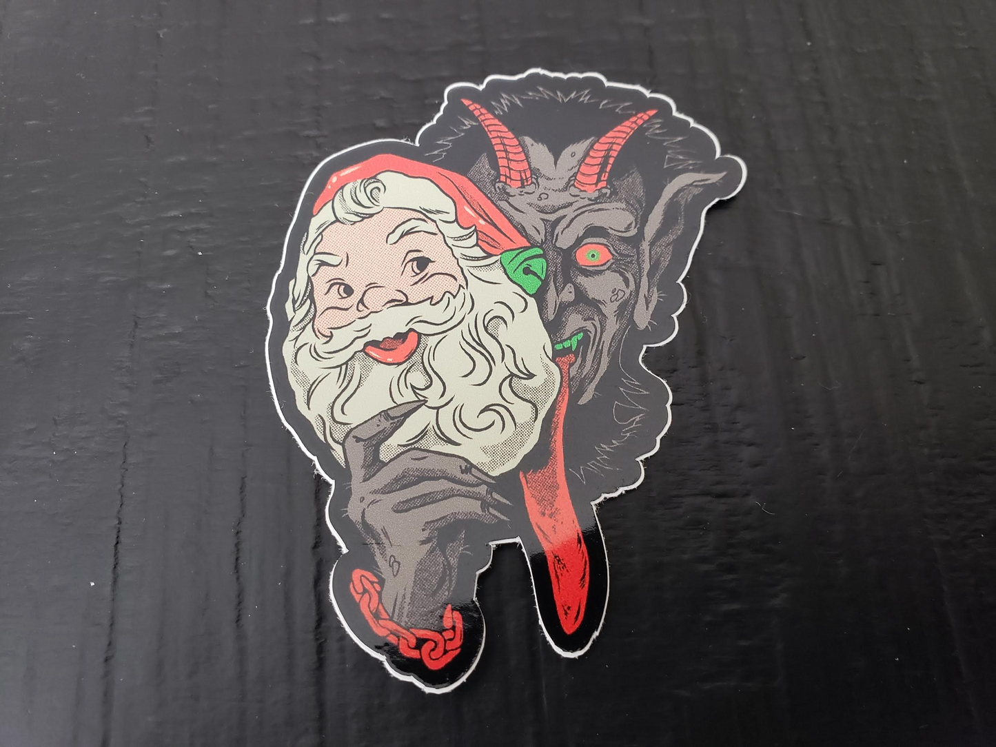 Krampus Claus Sticker