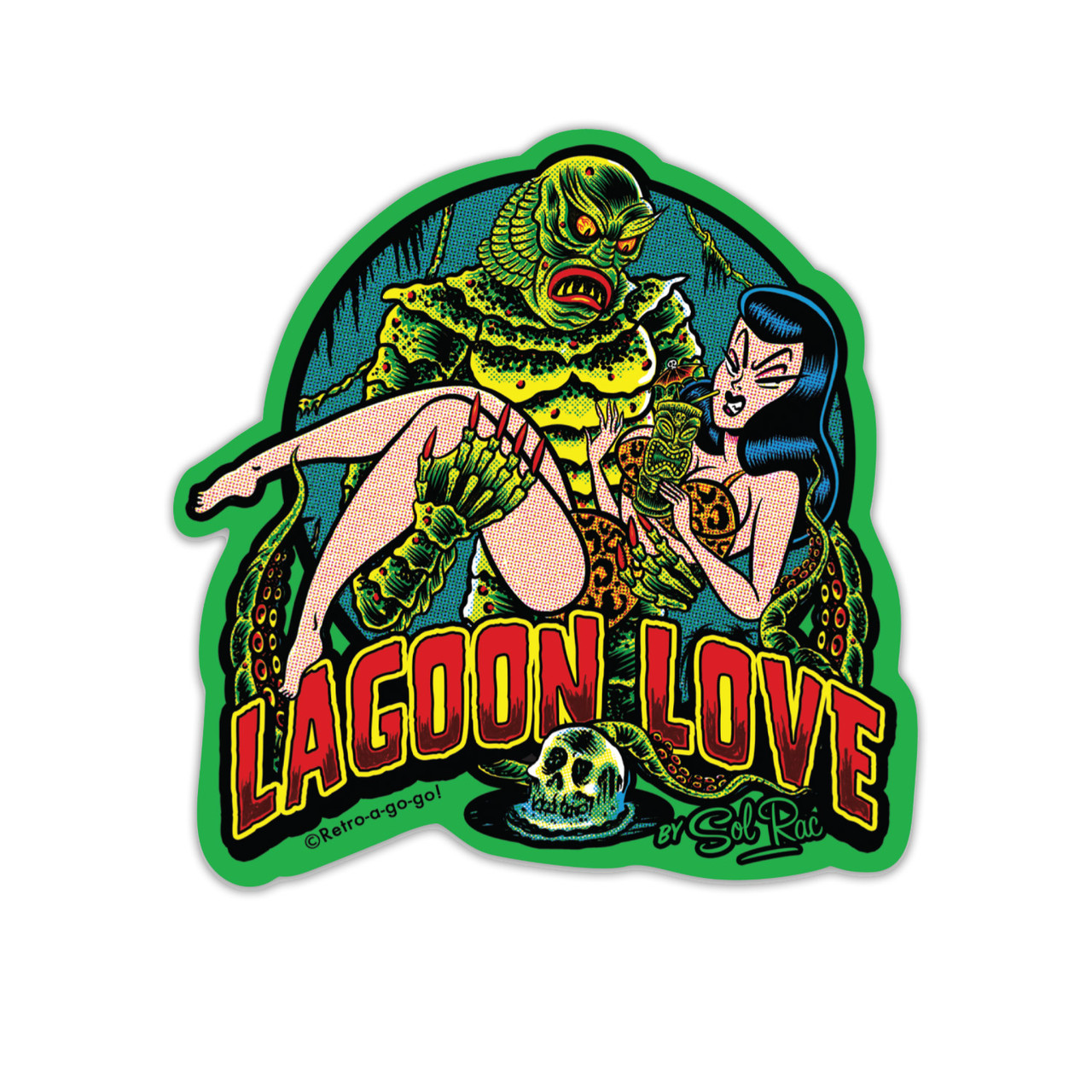 Lagoon Love Vinyl Sticker