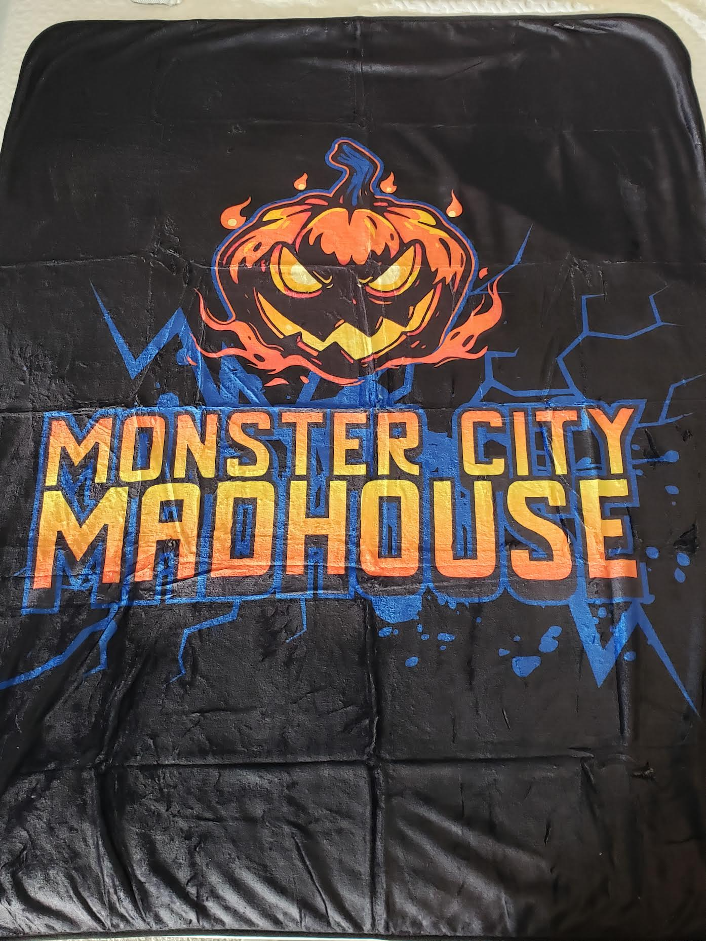 Monster City Madhouse Blanket (63x50)