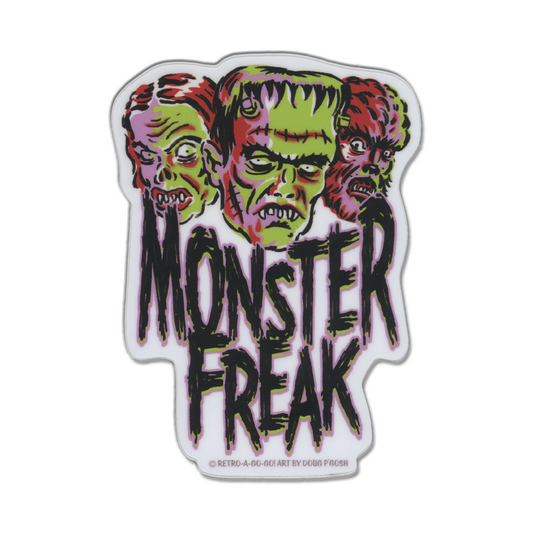 Monster Freak Vinyl Sticker