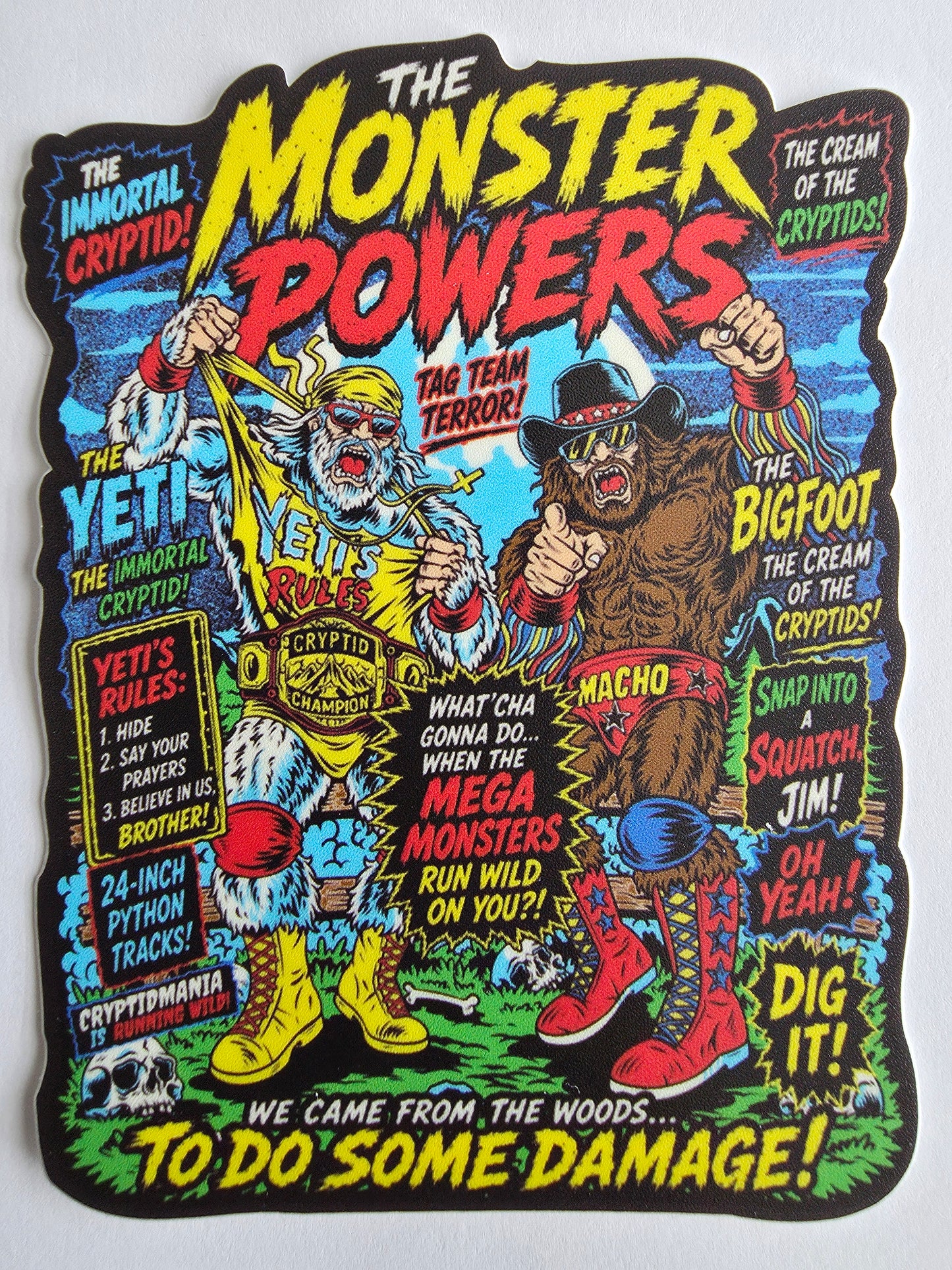 Monster Powers Sticker