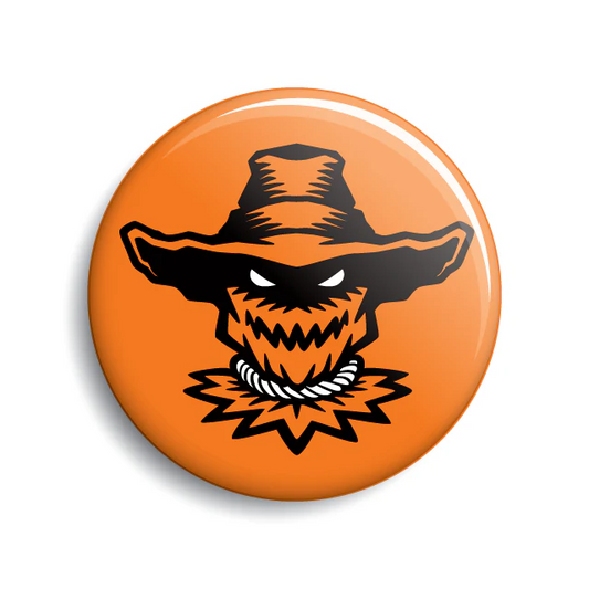 Scarecrow Halloween Button