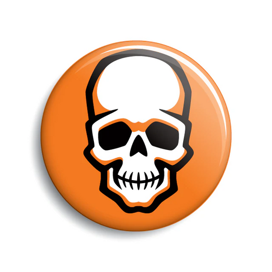 Skull Halloween Button