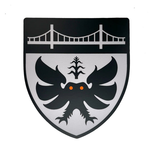 Mothman Heraldic Sticker