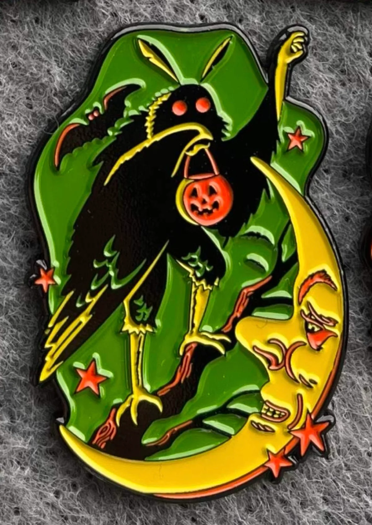 Mothman Enamel Pin