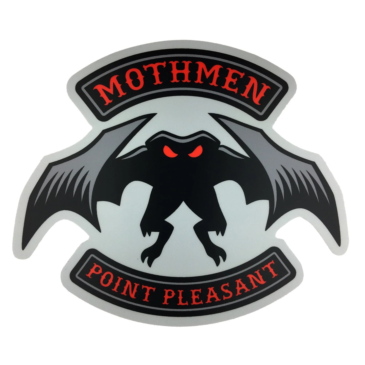 Mothmen Motorycle Club Sticker
