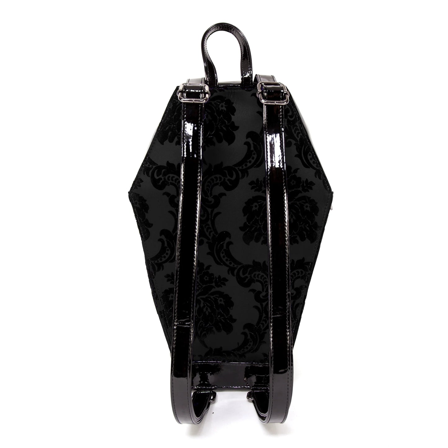 Damask Coffin Backpack In Black