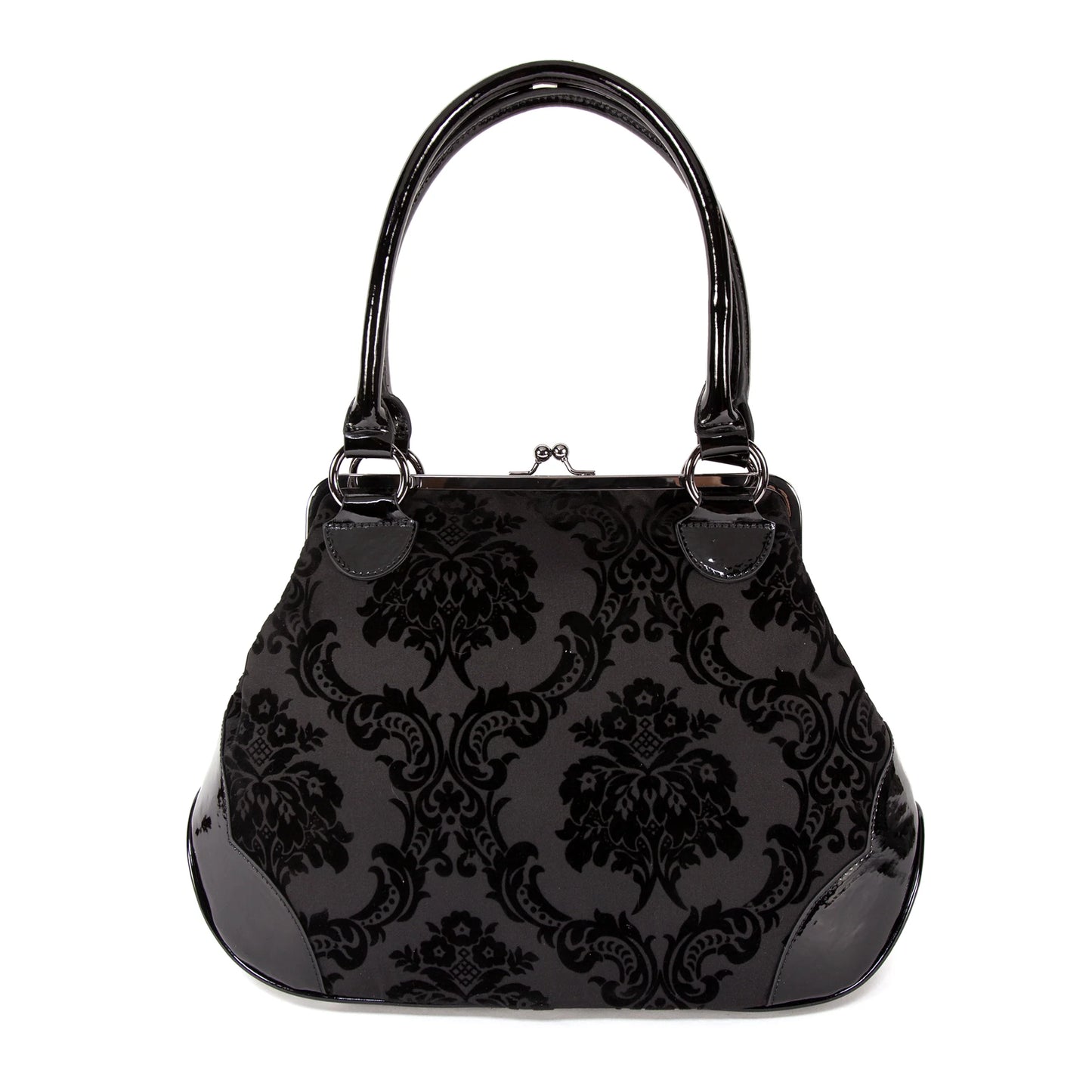 Mistress Kisslock Handbag In Black