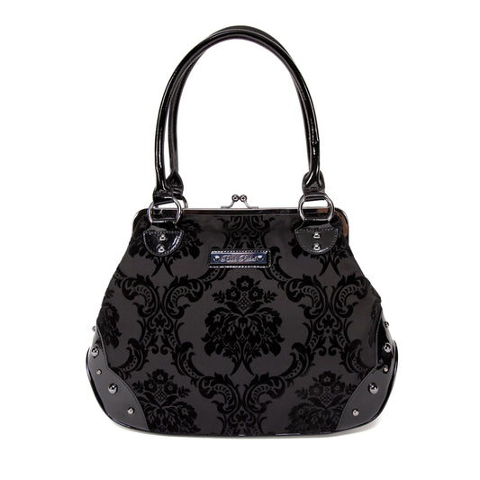 Mistress Kisslock Handbag In Black