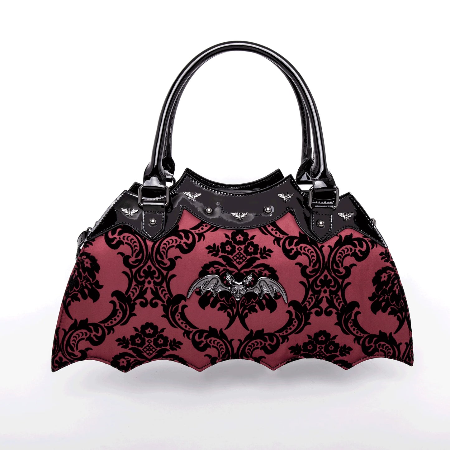 Damask Handbag RED