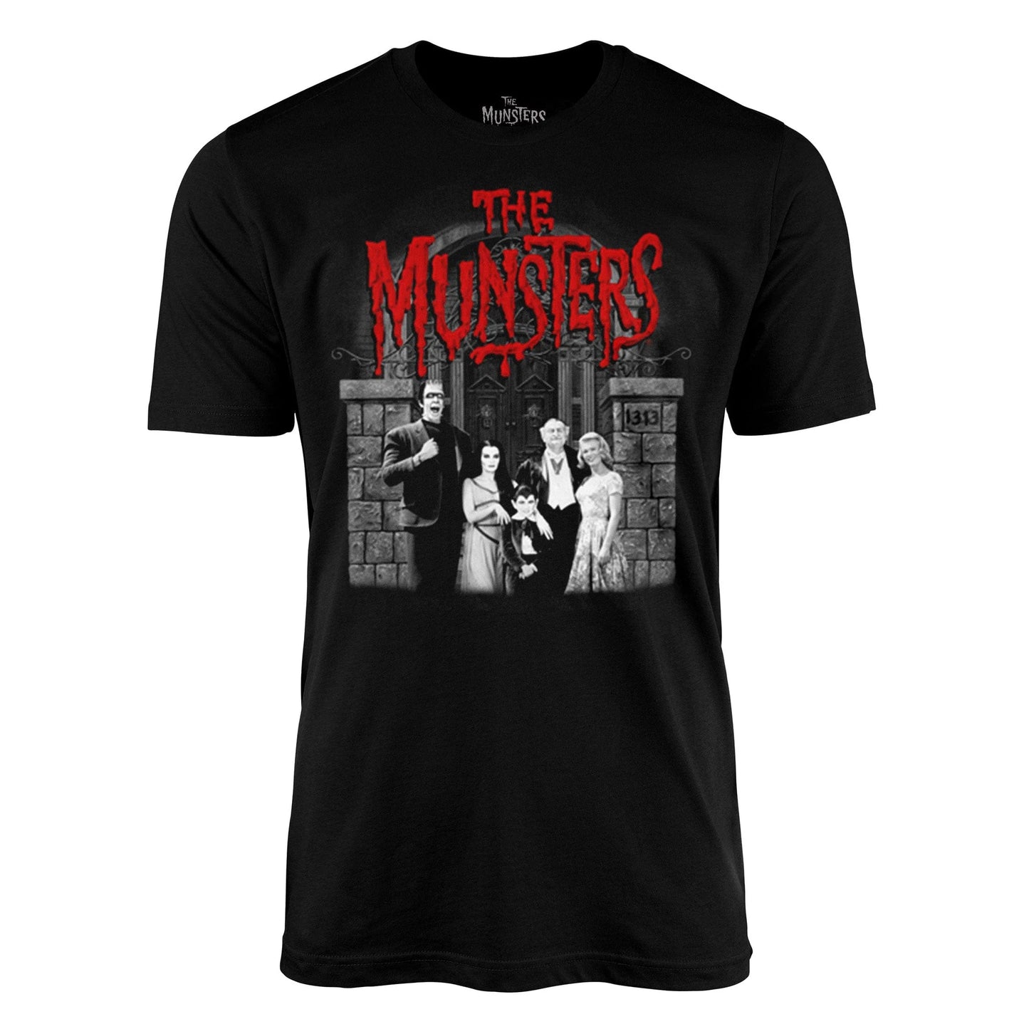 Munsters Family Portrait With Red Logo Shirt