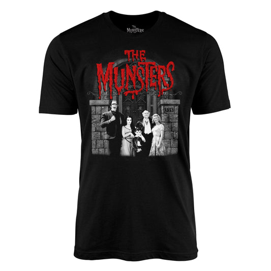 Munsters Family Portrait With Red Logo Shirt