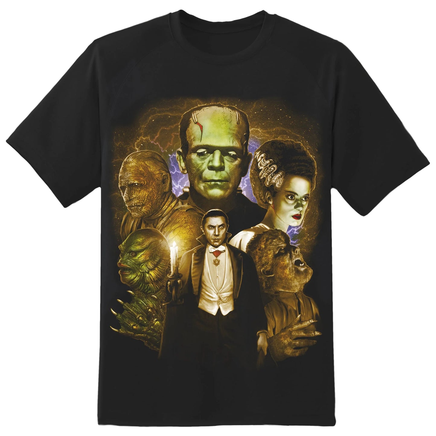 Universal Monsters Full Color Collage Shirt