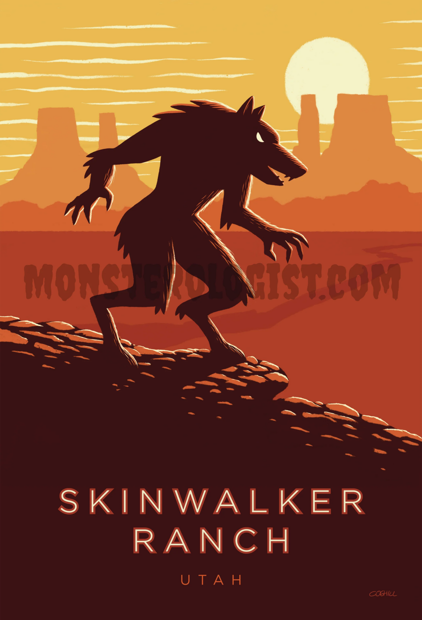 Skinwalker Ranch, Utah Travel Poster Print 6x9