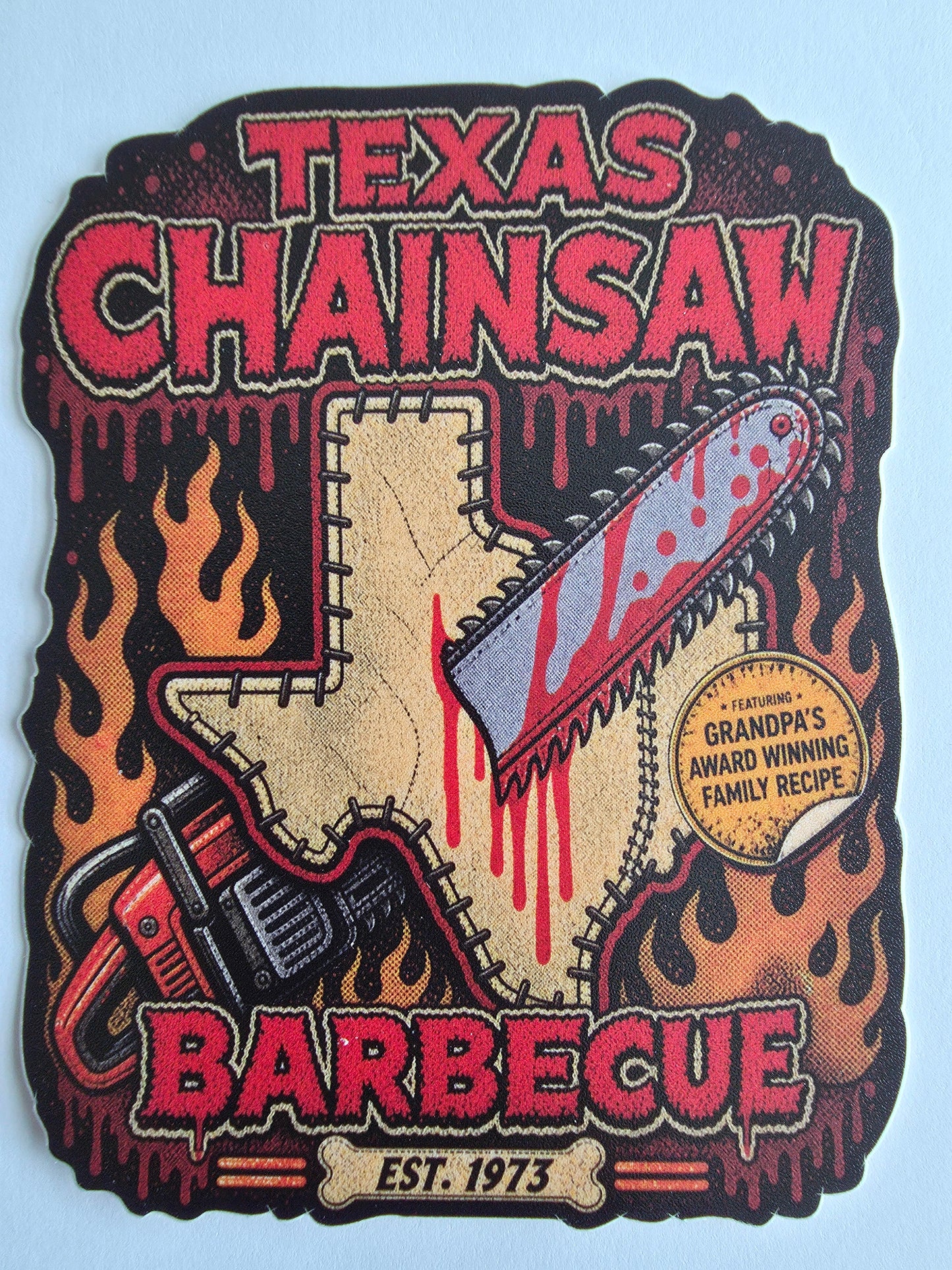 Texas Chainsaw Barbecue Sticker