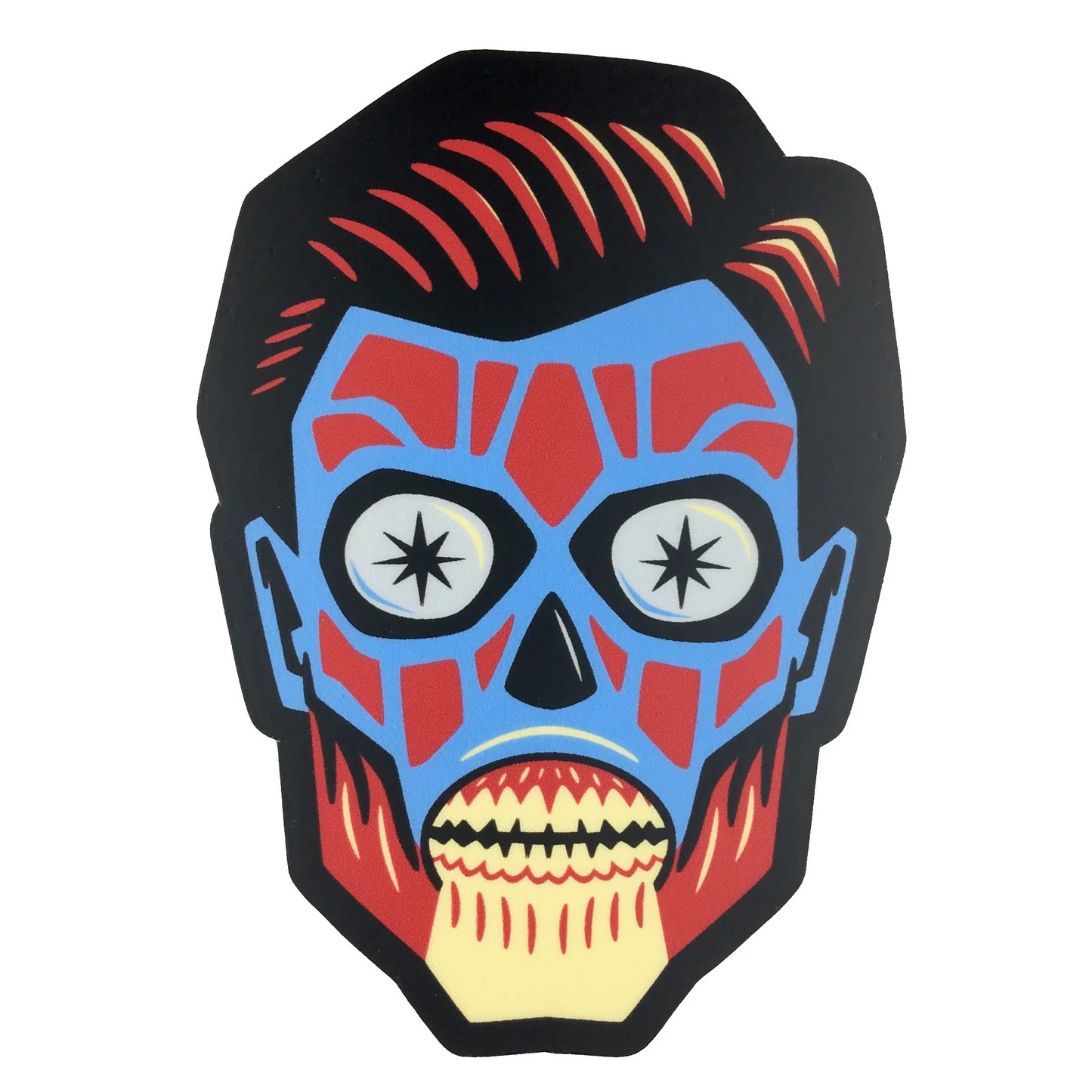 They Live Alien Head Movie Monster Sticker