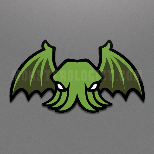Winged Cthulu Sticker