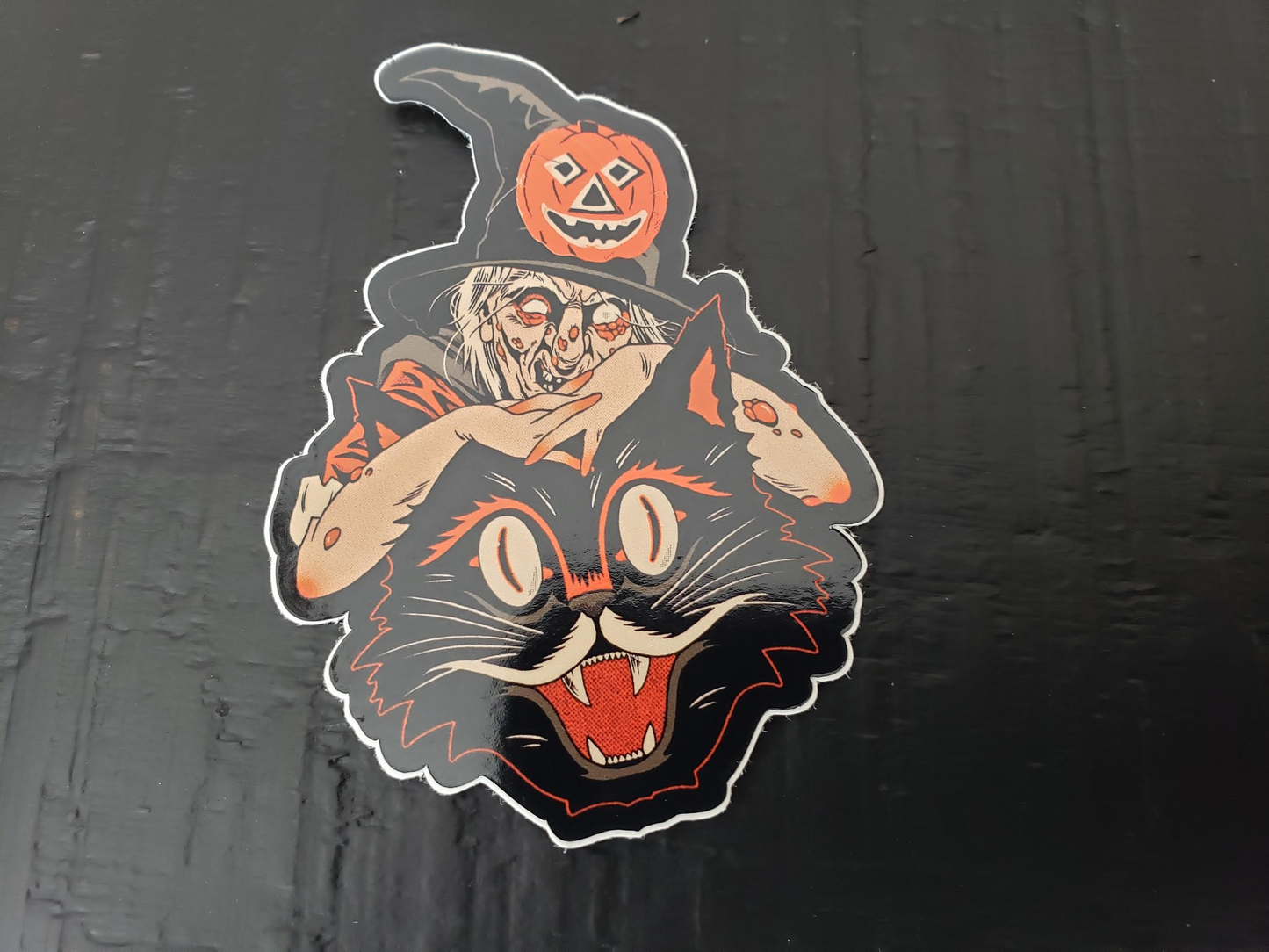 Witch Cat Sticker