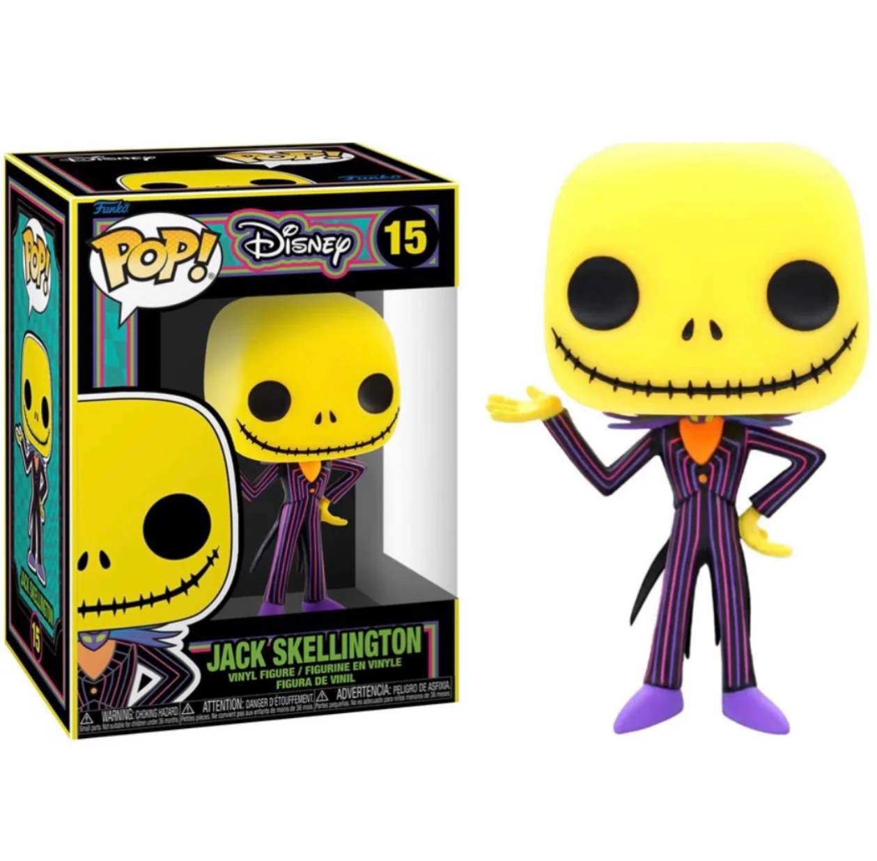 Jack Skellington Blacklight Pop