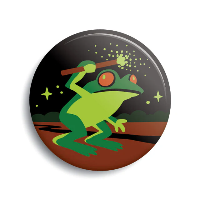 Loveland Frogman Button