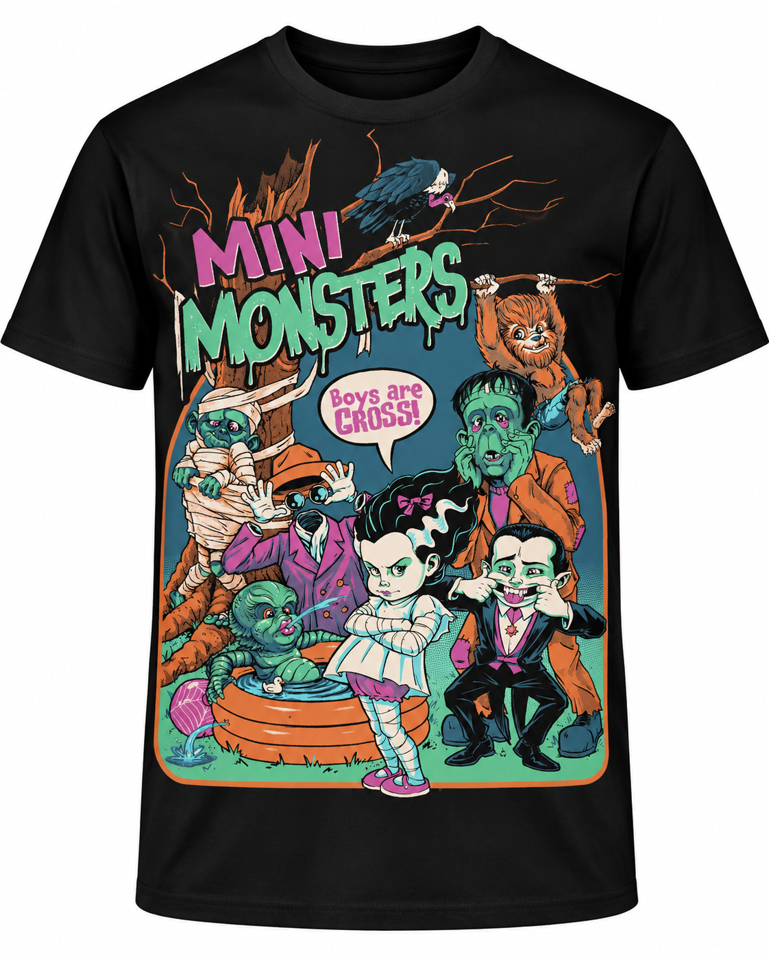Mini Monsters | Universal Monsters Halloween Shirt