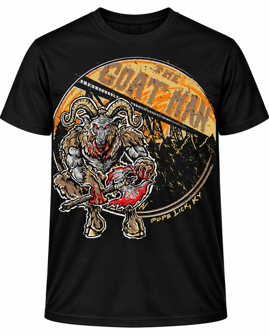 Goat Man Shirt | Pope Lick Cryptid Horror Tee